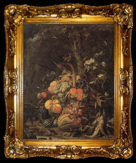 framed  MIGNON, Abraham Fruit, ta009-2